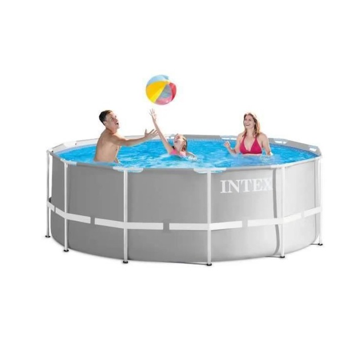 Intex - 26718FR - Kit piscine prism frame ronde tubulaire ø 3,66 x 1,