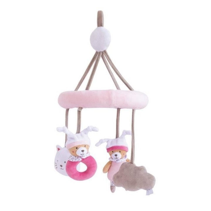 BABY NAT' Brioche et Polochon - Mobile musical Brioche