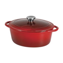 SITRAM SITRASLOW Cocotte ovale en fonte d'acier émaillée - L36 cm - 9L