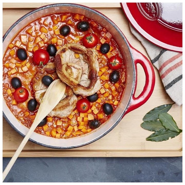 SITRAM SITRASLOW Cocotte ovale en fonte d'acier émaillée - L36 cm -