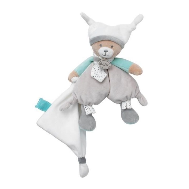 BABY NAT' Brioche et Polochon - Pantin avec doudou Polochon