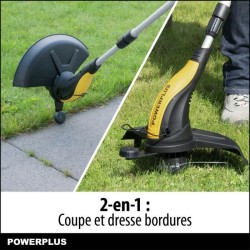 Powerplus Coupe-Bordure Électrique POWXG30033 - 500 W, 320 mm Ø, Jardinage Outillage, Coupe-Herbe & Coupe-Bordures pour votre