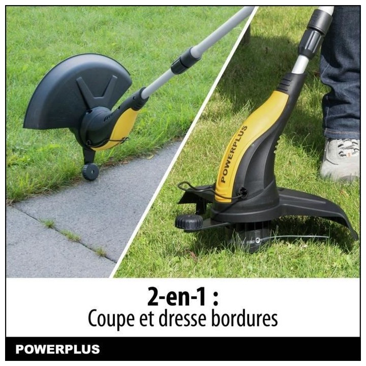 Powerplus Coupe-Bordure Électrique POWXG30033 - 500 W, 320 mm Ø, Jar