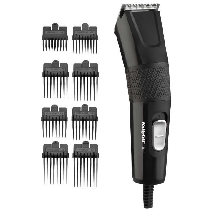 Tondeuse cheveux - BABYLISS E756E - Filaire - Lames XL 45 mm en acier
