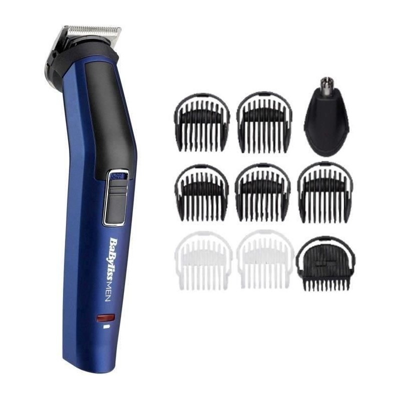 Tondeuse Multi-Usages BaByliss - P1310E - 8 guides de coupe - autonomie 60 mn - sans fil - 9 accessoires