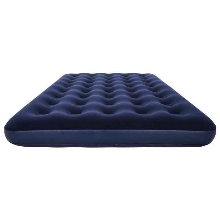 BESTWAY Matelas gonflable floqué Horizon Double – 2 places – Bleu