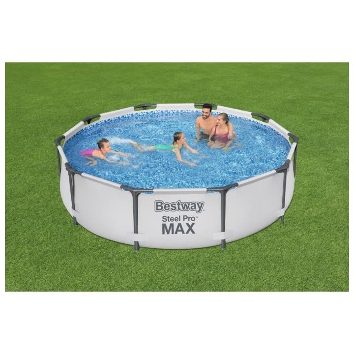 Kit Piscine hors sol tubulaire BESTWAY Steel Pro Max™ - 305 x 76 cm