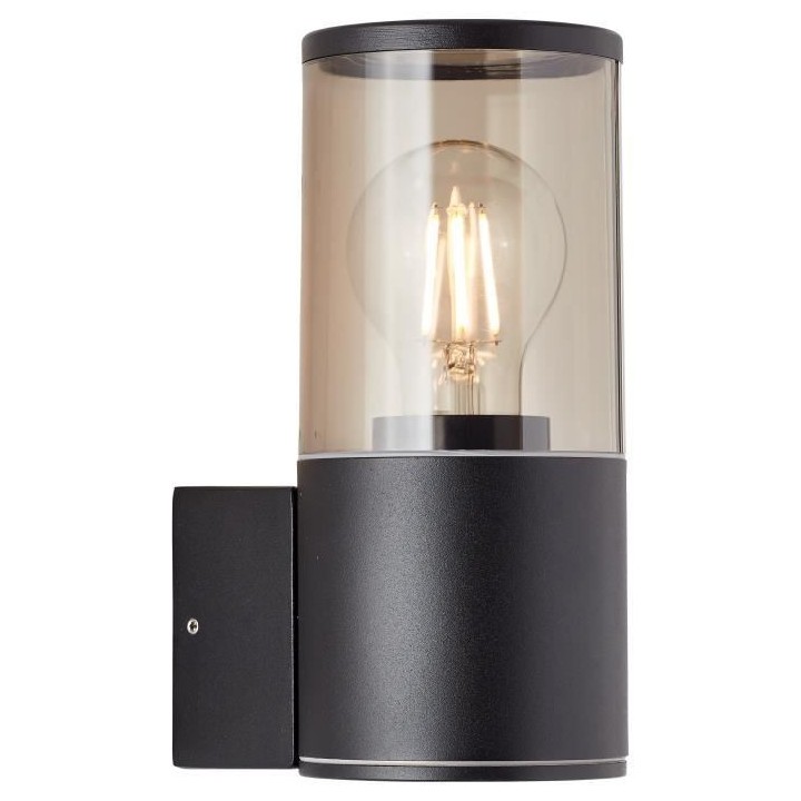 SERGIORO Applique extérieure, noir depoli, E27 20W, ampoule non inclu
