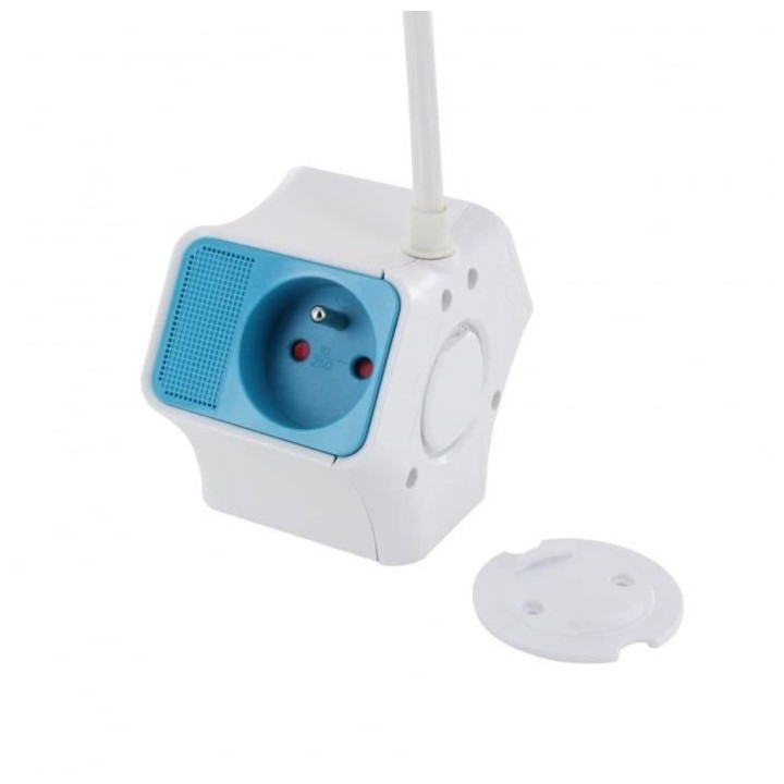 Chacon STAR USB 3X16A (FR)3G1,5mm2 1,5m Bleu- USB-C et A