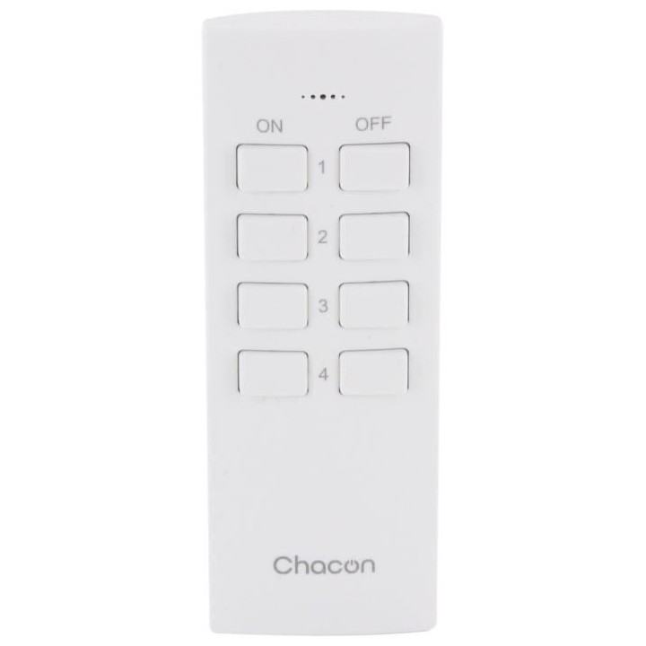 Chacon Lot de 4 mini prises On/Off et2 télécommandes (FR)