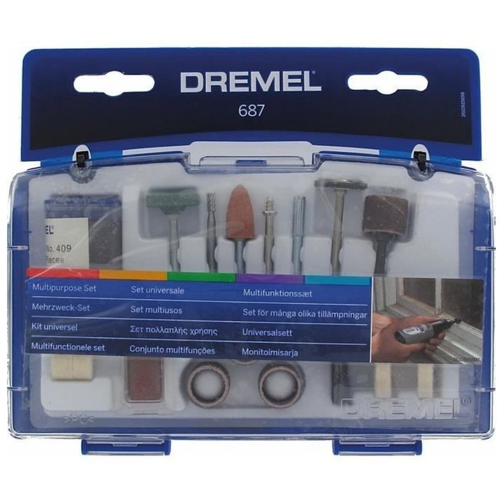 DREMEL Kit pour travaux généraux de 52 pieces 687