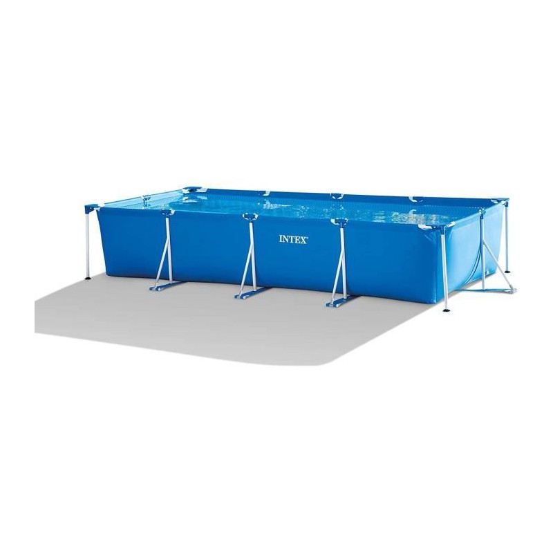 Intex - 28274NP - Kit piscine metal frame junior rectangulaire tubulaire 4,50 x 2,20 x 0,84m