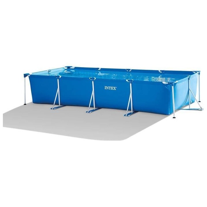 Intex - 28274NP - Kit piscine metal frame junior rectangulaire tubulai