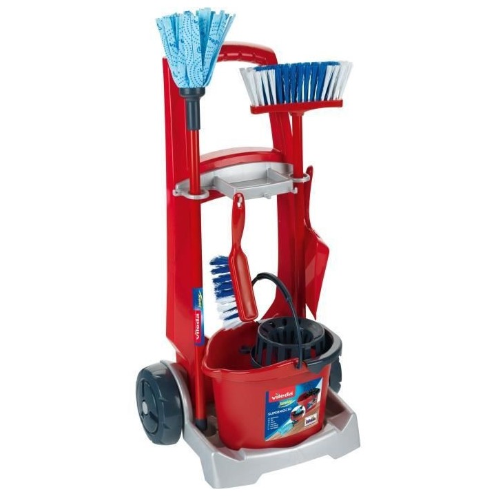 Chariot de ménage Vileda avec accessoires - KLEIN - 6741