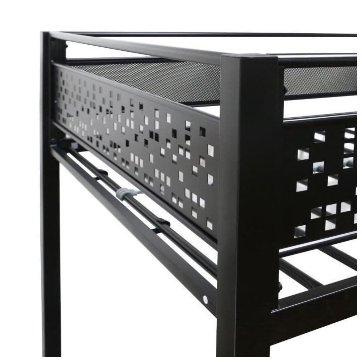 Lit mezzanine EDIBUR 90 x 190 cm - Noir