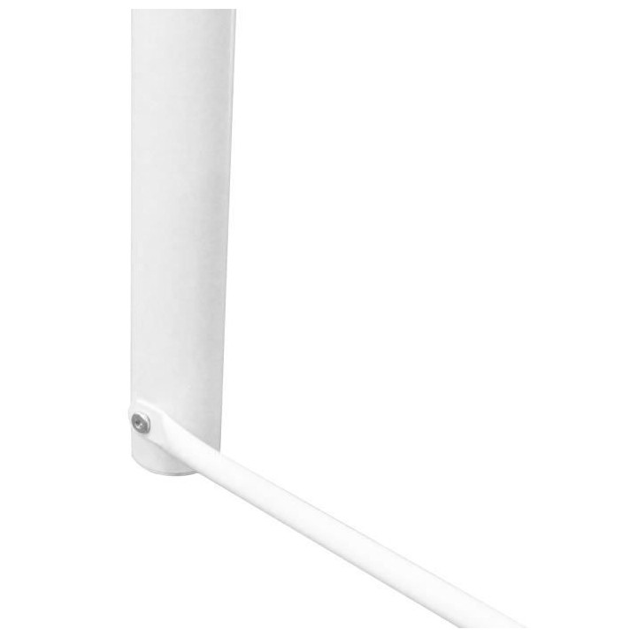 Lit mezzanine ELIOT 90 x 190 cm - Métal - Sommier inclus - Blanc