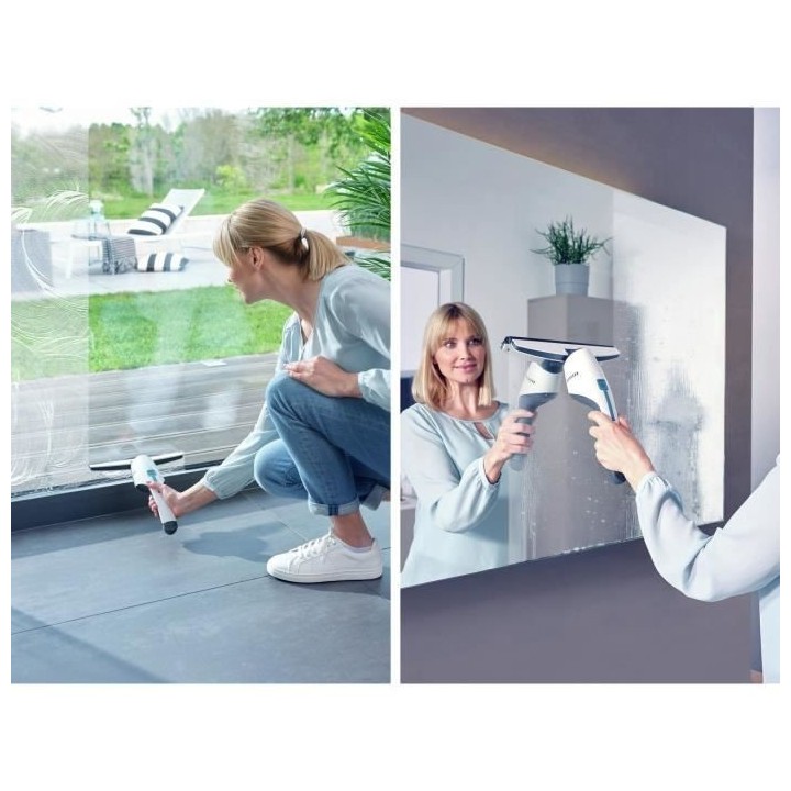 LEIFHEIT 51035 - Aspirateur a vitres et salle de bains Nemo - Réservo