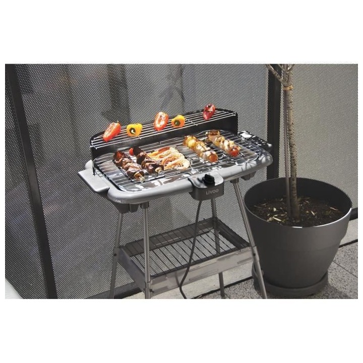Barbecue électrique sur pieds LIVOO - DOM297G