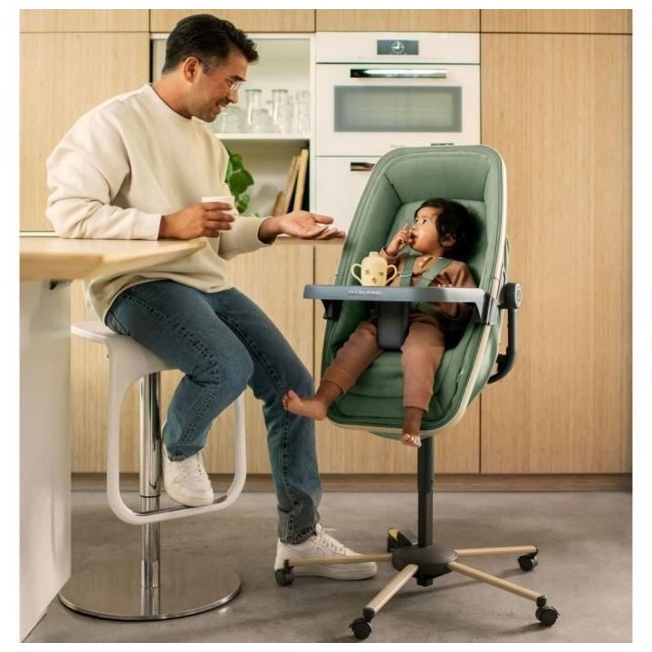 MAXI COSI Kit repas pour transat Alba, chaise haute bébé avec tablet