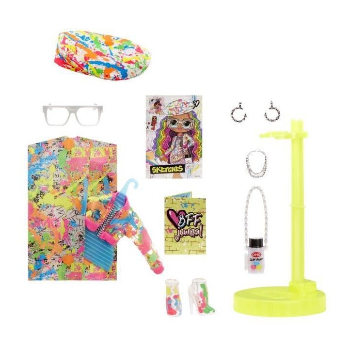 L.O.L. Surprise OMG - Série 6 - Poupée Mannequin - Sketches - Contie