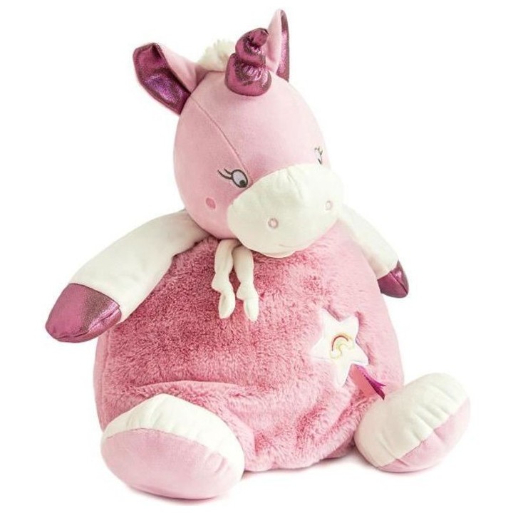 BABY NAT' Poupi et poussieres d'étoiles - Range pyjama Licorne 59cm -