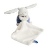 BABY NAT' Les layettes - Pantin avec doudou lapin 12 cm - bleu