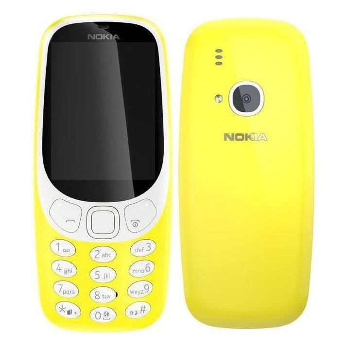 Nokia 3310 DS TA-1030 - NV FR - jaune