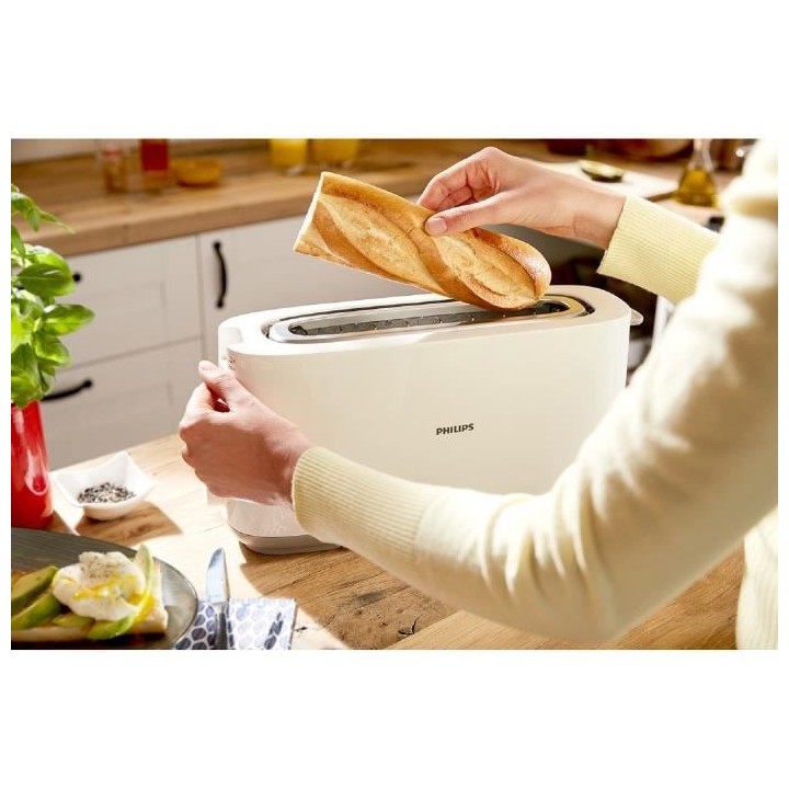 PHILIPS HD2590/00 Grille pain - Blanc