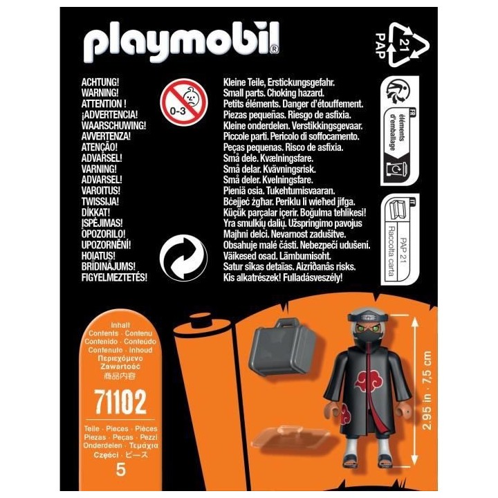 PLAYMOBIL - 71102 - Kakuzu - Naruto Shippuden