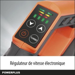 Dual Power Souffleur de Feuilles a Batterie POWDPG7526 - 40 V, Ramasseur de Feuilles, 200 km/h, sans Batterie ni Chargeur