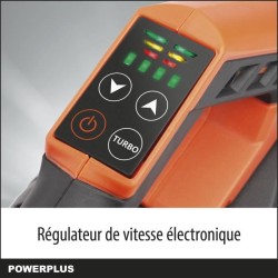 Dual Power Souffleur de Feuilles a Batterie POWDPG7526 - 40 V, Ramasseur de Feuilles, 200 km/h, sans Batterie ni Chargeur