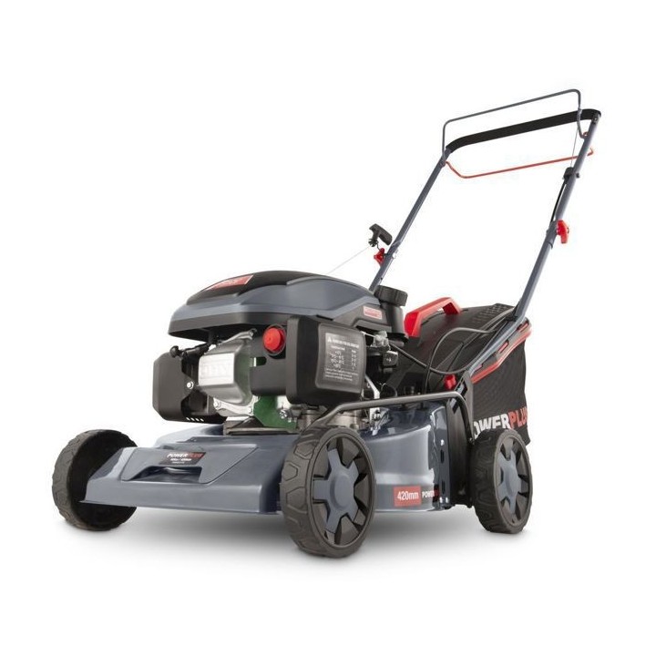 Powerplus Tondeuse a Gazon Thermique POWEG63773X - avec 420 mm Ø, 145