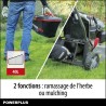 Powerplus Tondeuse a Gazon Thermique POWEG63773X - avec 420 mm Ø, 145 cc, Tondeuse sans Fil Gazon, avec Ramassage et Mulching