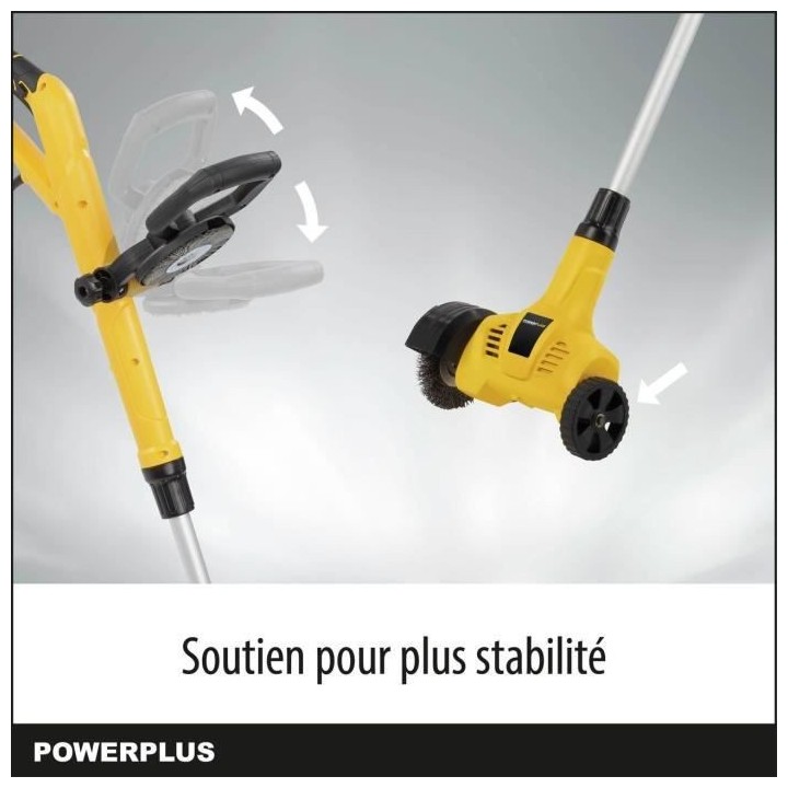 Désherbeur Téléscopique Électrique Powerplus POWXG6650 - Extracteu