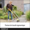 Désherbeur Téléscopique Électrique Powerplus POWXG6650 - Extracteur de Mauvaises Herbes, 400 W, avec Brosse en Nylon et en A