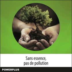 Désherbeur Téléscopique Électrique Powerplus POWXG6650 - Extracteur de Mauvaises Herbes, 400 W, avec Brosse en Nylon et en A