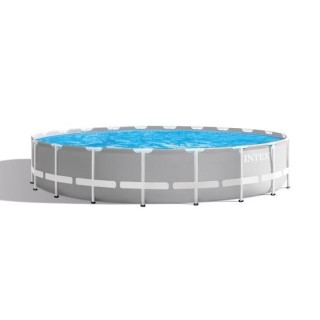 Intex - 26756NP - Kit piscine prism frame ronde tubulaire ø 6,10 x 1,