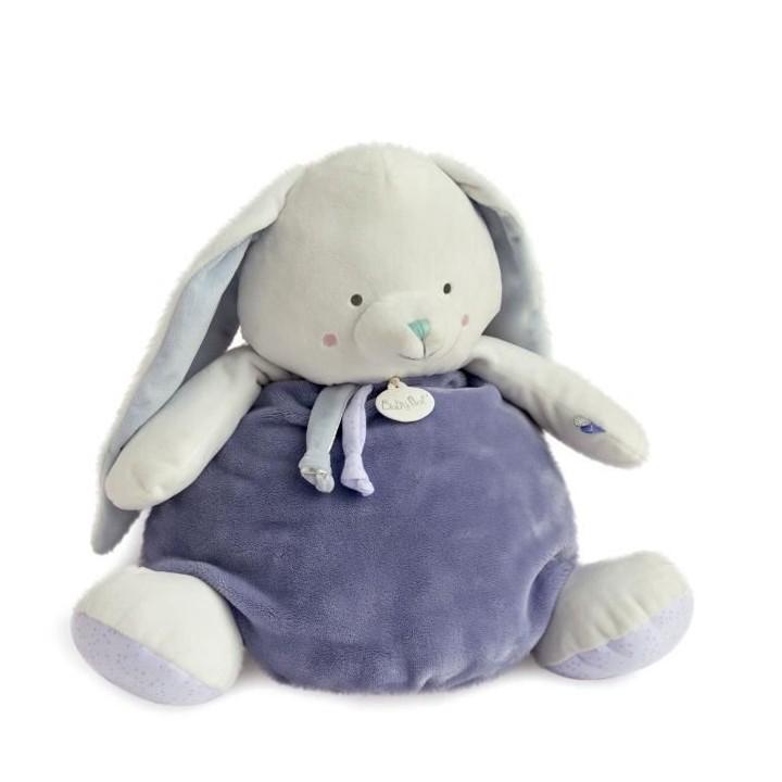 BABY NAT' Les layettes - Range pyjama lapin 38 cm - bleu