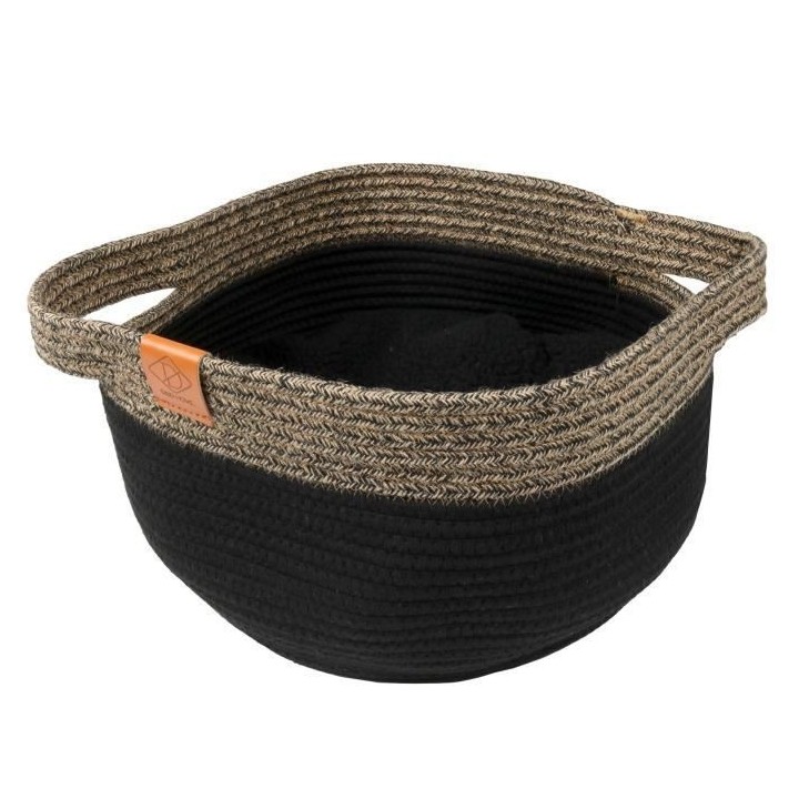 EBI Panier pour chats Tod - 35 x 35 x 22 cm - Noir