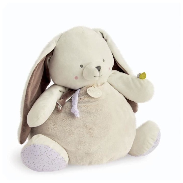 BABY NAT' Les layettes - Range pyjama lapin 38 cm- gris