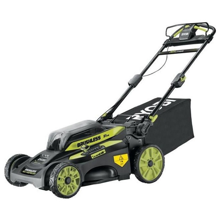 Tondeuse sur batterie 51cm de coupe RYOBI RY36LMX51A-160 - Livré avec