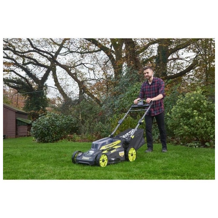 Tondeuse sur batterie 51cm de coupe RYOBI RY36LMX51A-160 - Livré avec