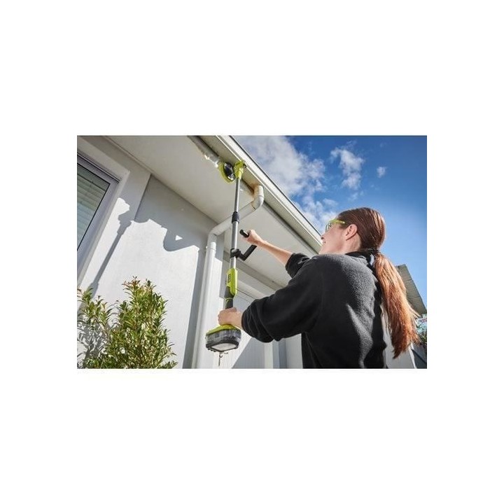 Brosse motorisée télescopique 18V - diam. 150 mm - 210 tr/min - perc