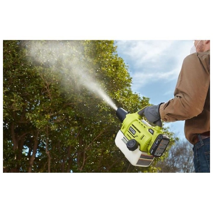 Brumisateur 18V - distance max. pulvérisation : 4,5 m - réservoir 2