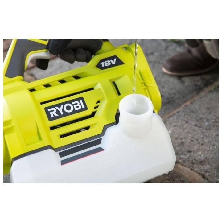 Brumisateur 18V - distance max. pulvérisation : 4,5 m - réservoir 2