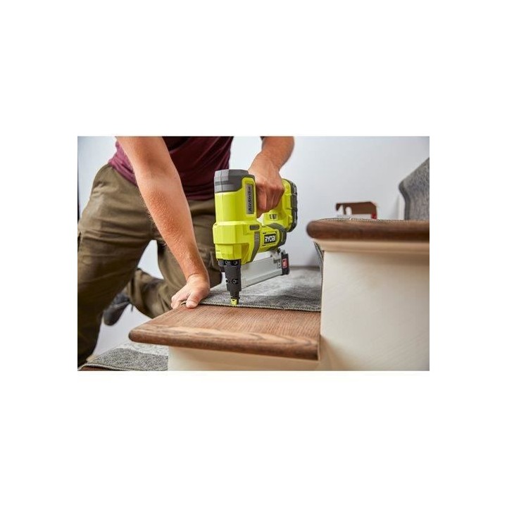 Agrafeuse de finition 18G a air comprimé 18V - agrafes dos 5,5 a 6,1