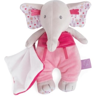 BABY NAT' Edgar et Eglantine - Pantin avec doudou Eglantine 23 cm