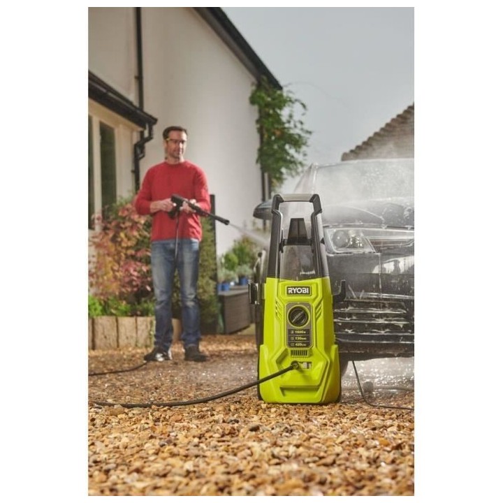 Nettoyeur haute pression 1800 W 130 bars 420 L - flexible 5 m - réser