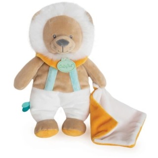 BABY NAT' Maxou le lion - Pantin avec doudou Maxou 22 cm