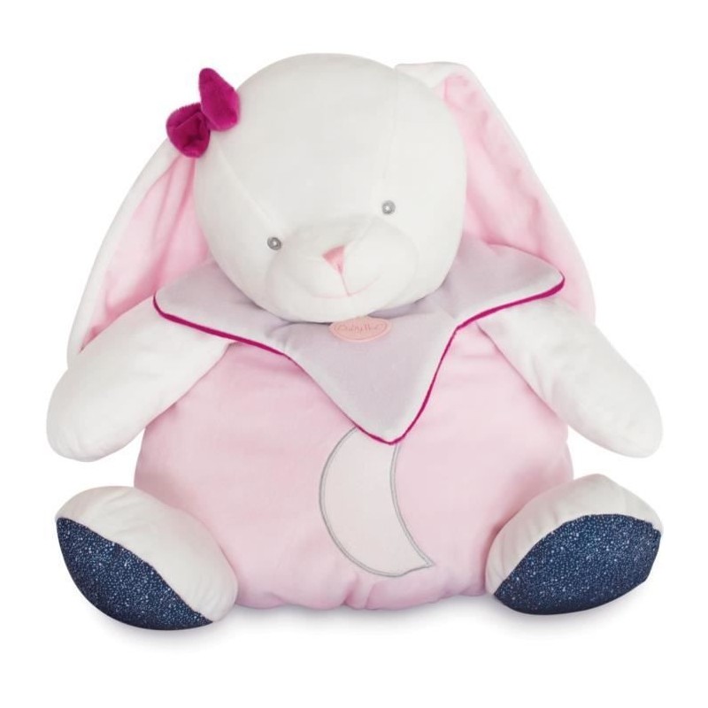 BABY NAT' x - Range pyjama Lapin rose LUMINESCENT 40 cm